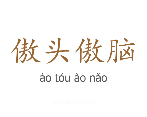傲头傲脑