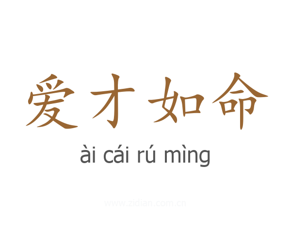 爱才如命