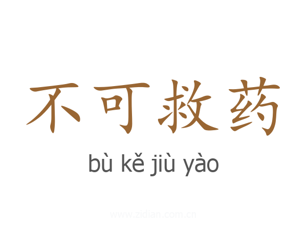 不可救药