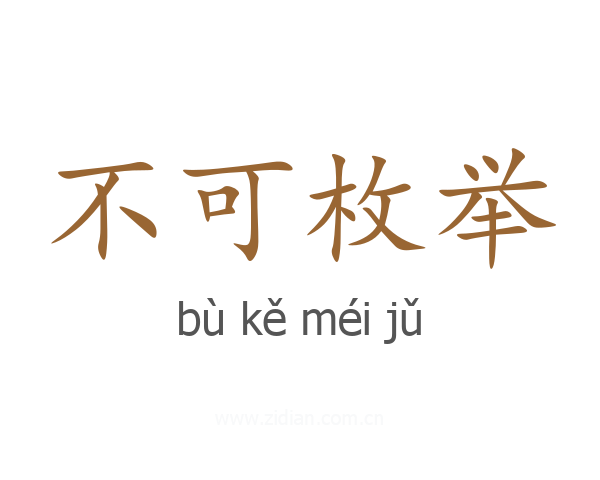 不可枚举