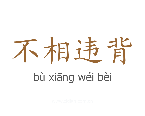 不相违背