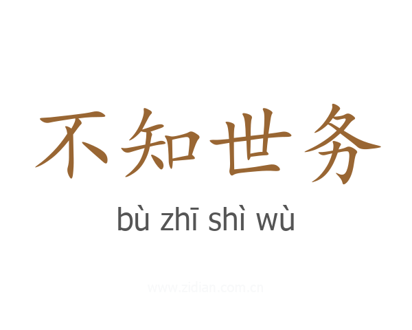 不知世务