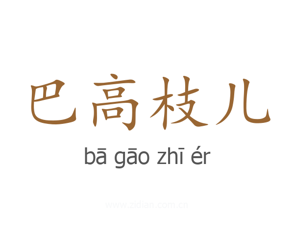巴高枝儿