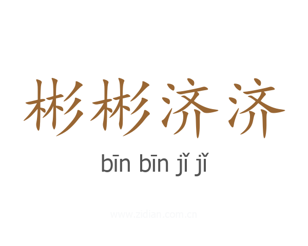 彬彬济济
