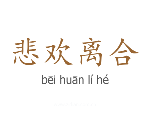 悲欢离合