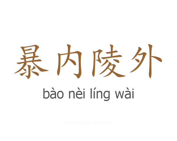 暴内陵外