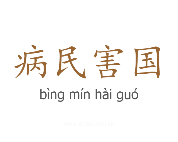 病民害国