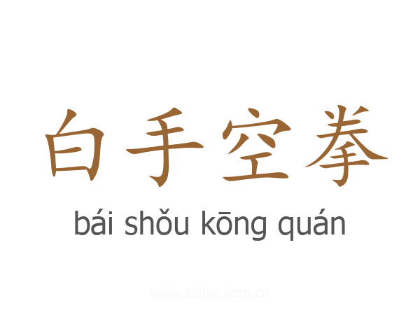 白手空拳