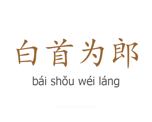 白首为郎