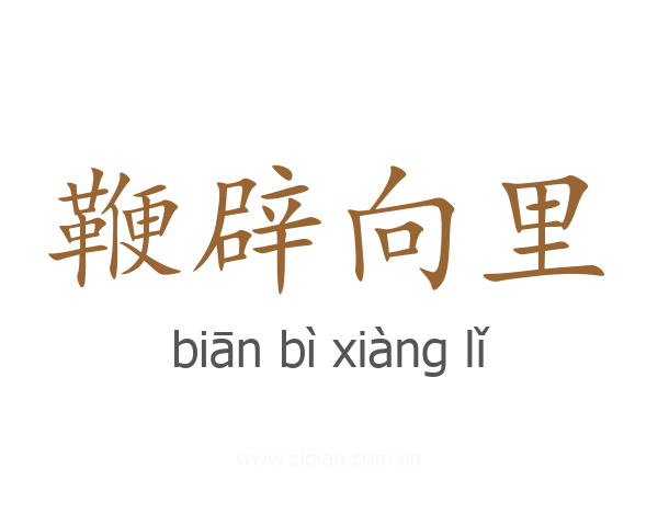 鞭辟向里