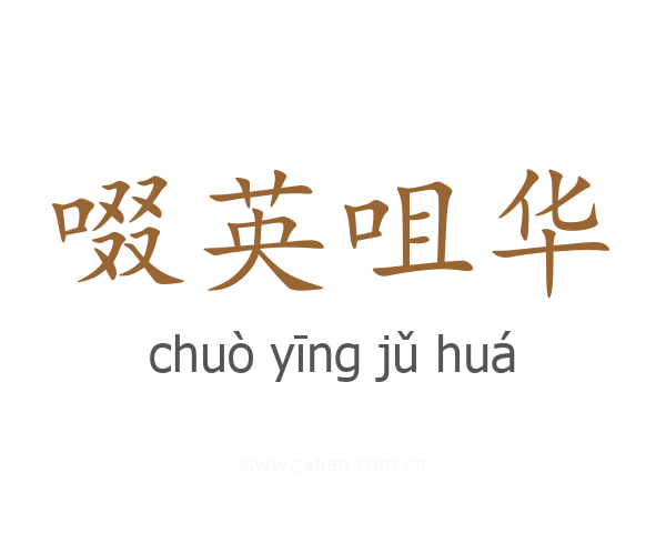 啜英咀华