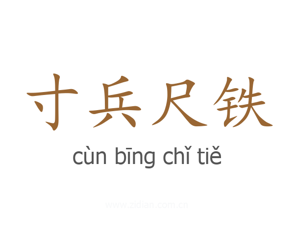 寸兵尺铁