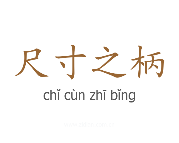 尺寸之柄
