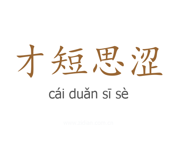 才短思涩