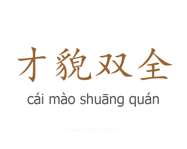 才貌双全