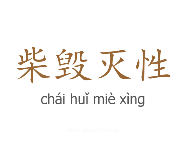 柴毁灭性