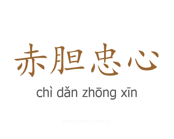 赤胆忠心