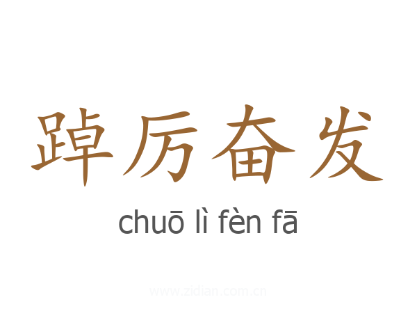 踔厉奋发