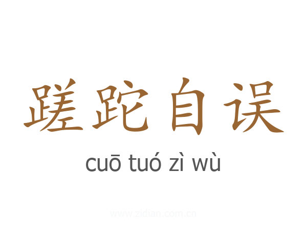 蹉跎自误