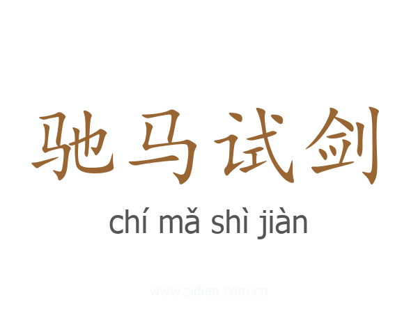 驰马试剑