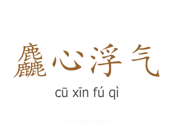 麤心浮气