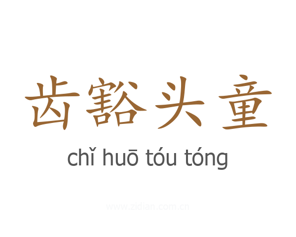齿豁头童
