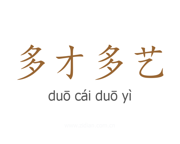 多才多艺