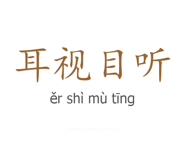 耳视目听