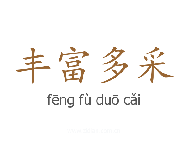 丰富多采