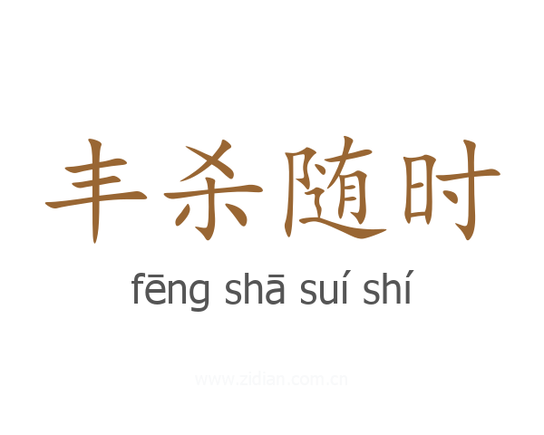 丰杀随时