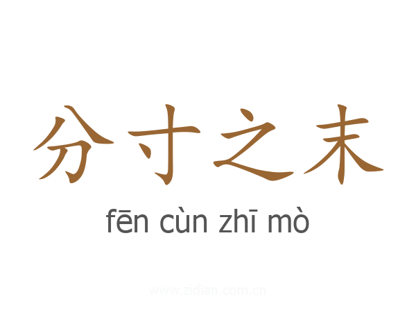 分寸之末