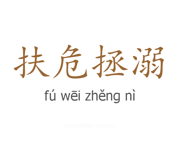 扶危拯溺
