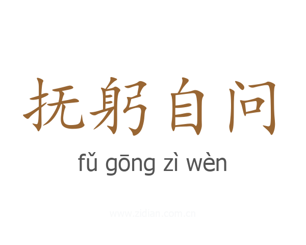 抚躬自问