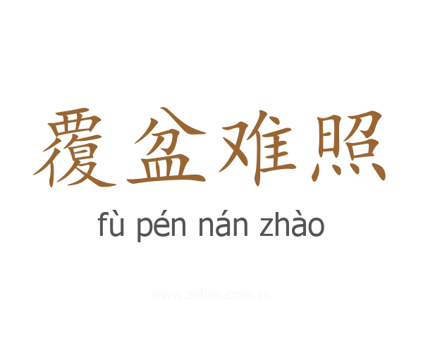覆盆难照