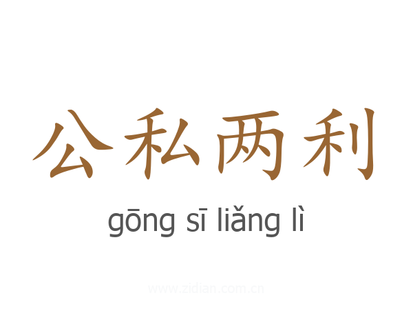 公私两利