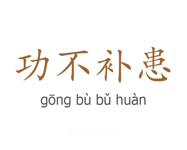 功不补患