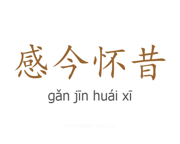感今怀昔