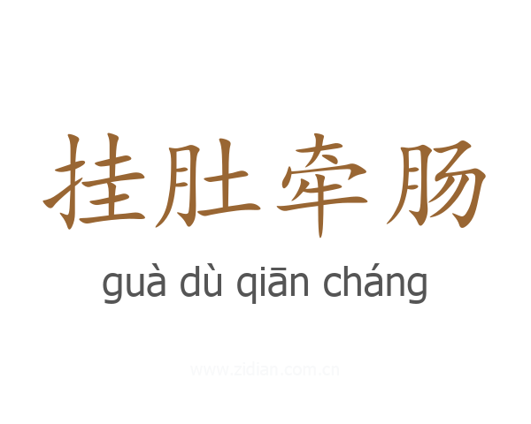 挂肚牵肠