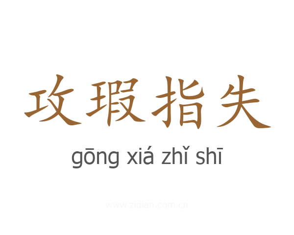 攻瑕指失