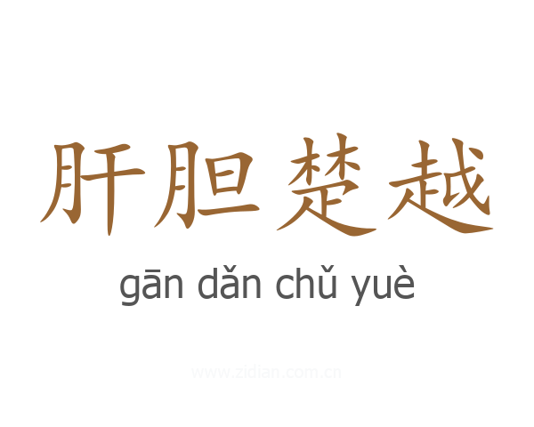 肝胆楚越