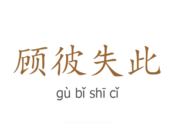 顾彼失此
