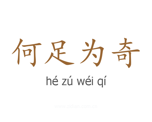 何足为奇