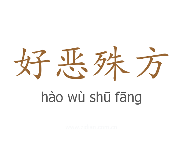 好恶殊方