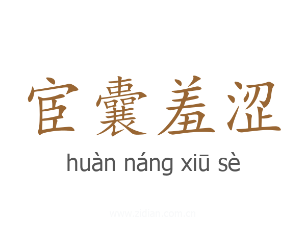 宦囊羞涩
