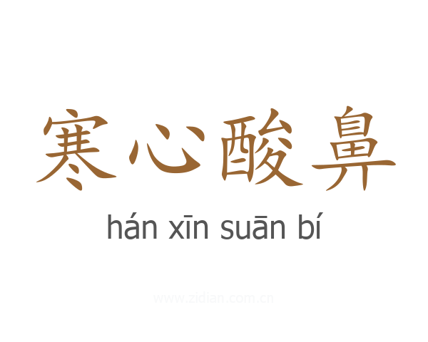 寒心酸鼻