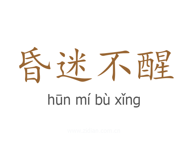 昏迷不醒