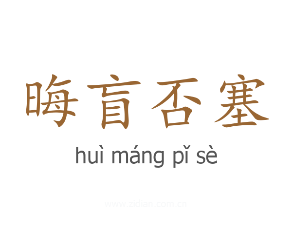 晦盲否塞