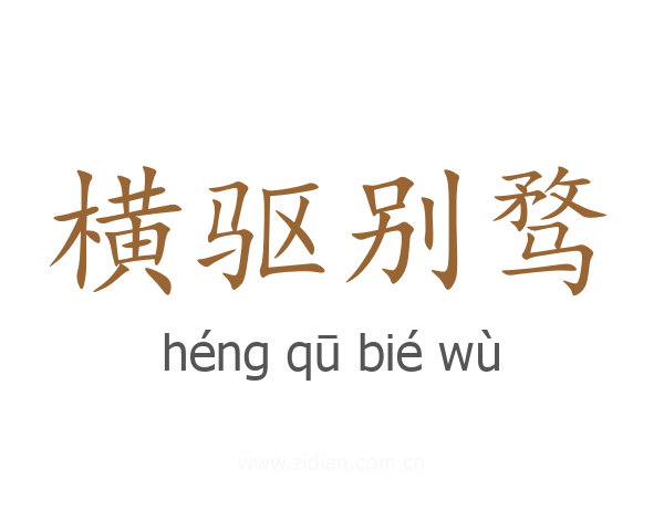 横驱别骛