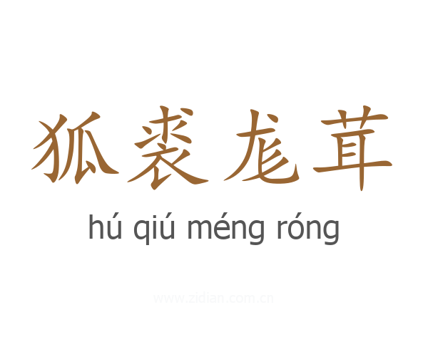 狐裘尨茸