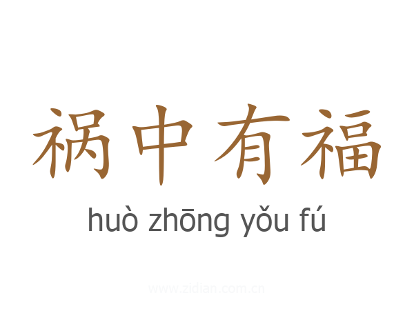 祸中有福